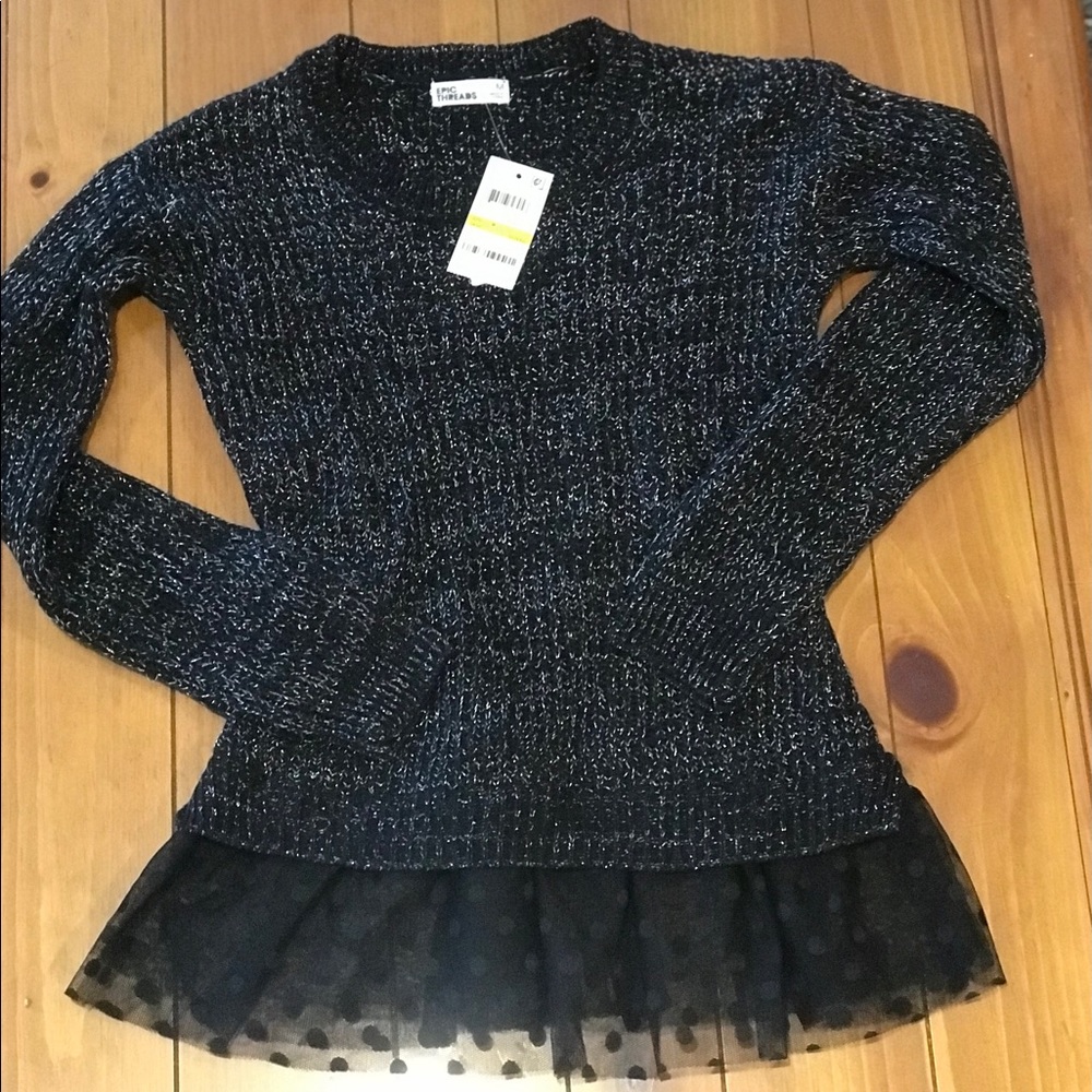 BNWT Girls Epic Threads Sweater Size Medium